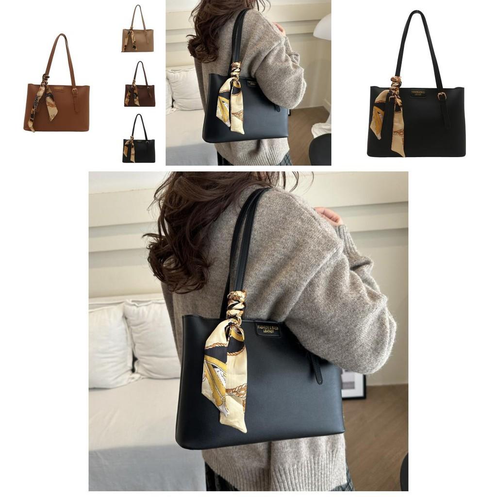 Chic And Elegant Large Capacity Pu Tote Bag For Women Perfect For Daily Commute