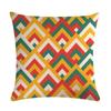 Office Living Room Home Pillowcase Simple Geometric Print Pillowcase Car Ornaments