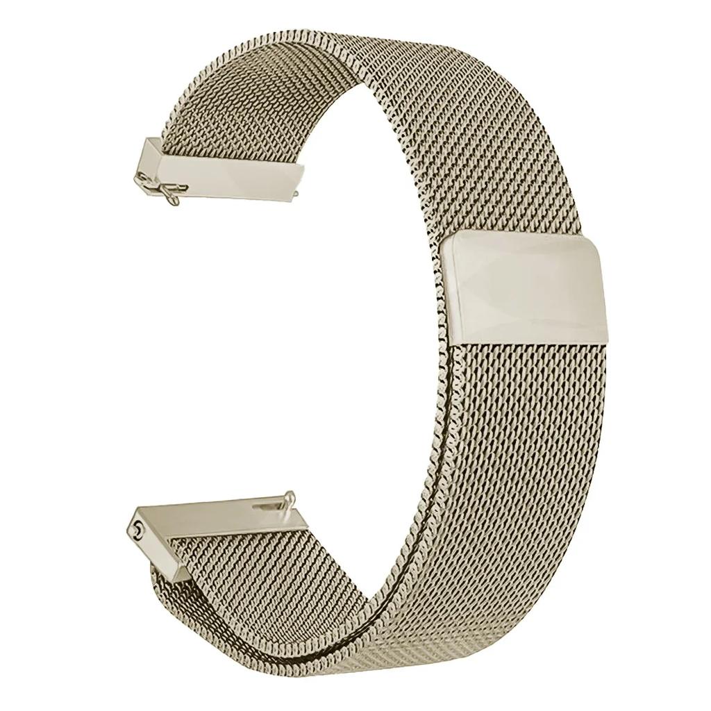 20mm/22mm  Magnetic Milanese Strap for Samsung Galaxy Watch 7 6 5 4 40 44mm Gear S3 Stainless Steel Band for Huawei GT5 Bracelet