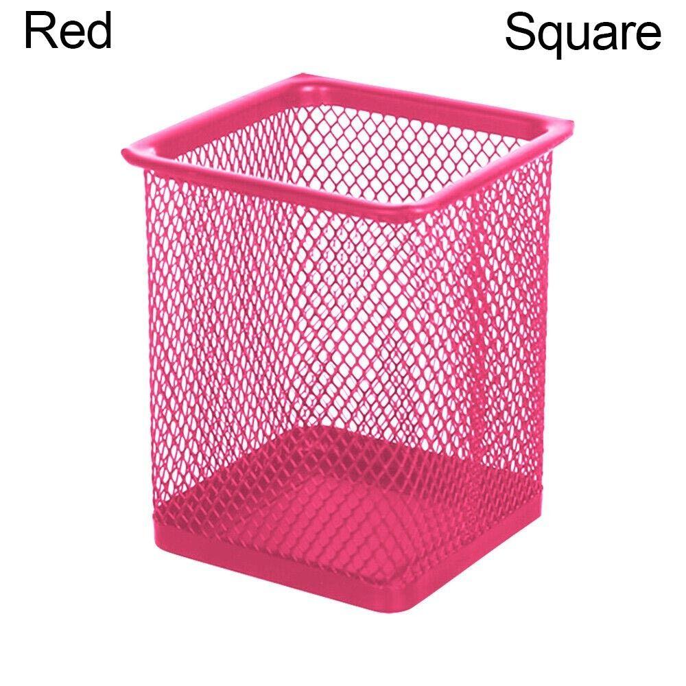 Multicolor Office/School Desk Tidy Storage Case Mesh Pen Pot Pen Holder Stationery Organiser