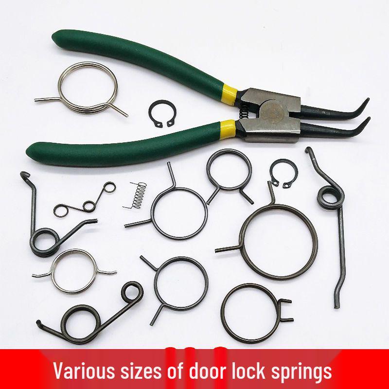 Желтая внутренняя дверная ручка с противовзломной торсионной пружиной для раздвижной двери отеля или ванной комнаты.