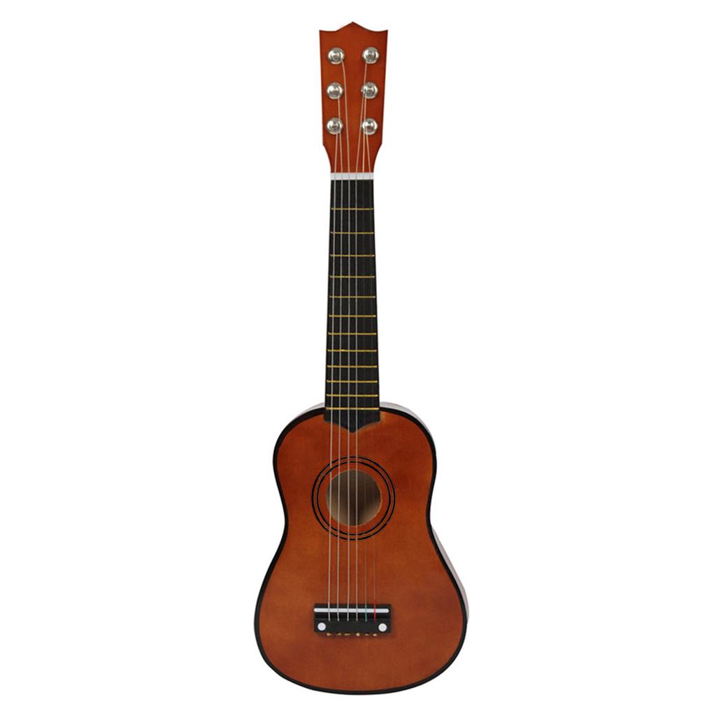 Cross Border Hot Selling Color Basswood 21 Inch Small Guitar Children's Toys Can Play 20 Wooden Guitars with a Minimum Batch Size of Guitar