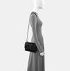 [Pre-Owned] Saint Laurent Sunset Croc Effect Shoulder Bag 'Black' - Very Good #UV8BQE