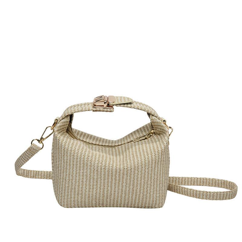 2024 New Fashion Retro Small Square Bag Street Style Pu Shoulder Bag