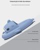 Шлепанцы-акулы на толстой подошве: Забавный дизайн «наступающий на какашку» для мужчин и женщин, в мультяшном стиле для помещений и улицы.