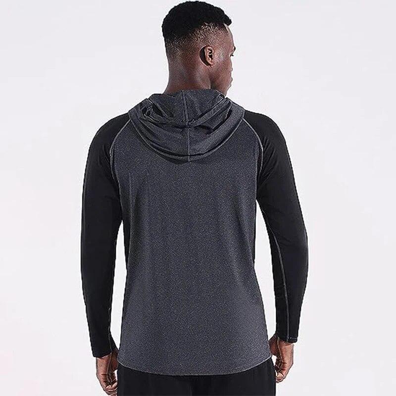 Мужская толстовка с капюшоном для бодибилдинга, спортивная одежда, тренировочная куртка для тренажерного зала, пуловер для фитнеса, спортивный спортивный костюм, мужская толстовка для бега