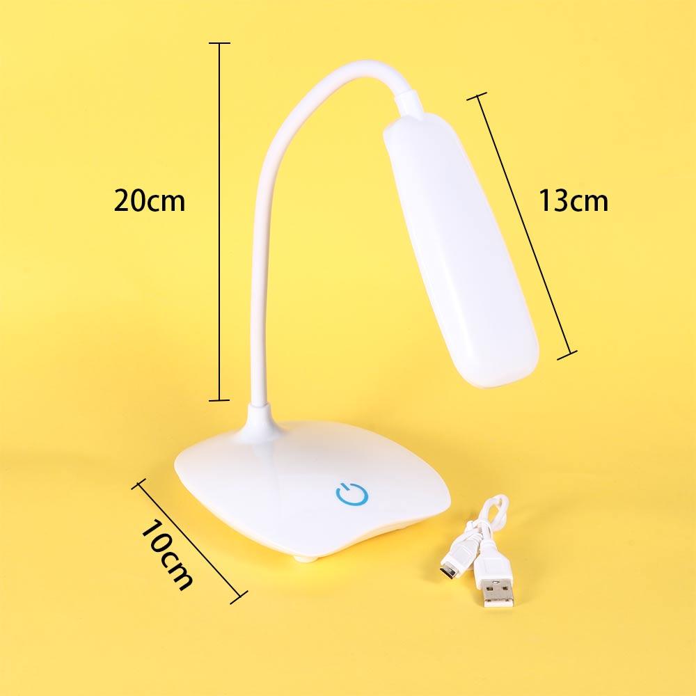 Dimmer for Bedroom Intensity Study Reading Light Switch Touch Desk Table Lamp USB Rechargeable LED