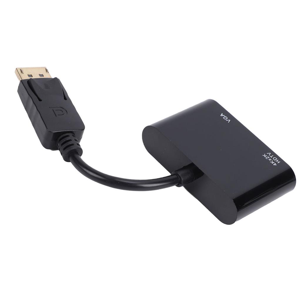 Адаптер DisplayPort на HD Multimedia Interface VGA 2-в-1 Конвертер-хаб DisplayPort на VGA Черный