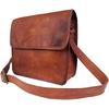 Сумка Мужская Винтажная Коричневая Кожаная Мессенджер Самая Продаваемая Сумка-Сэтчел для Ноутбука Плечевая