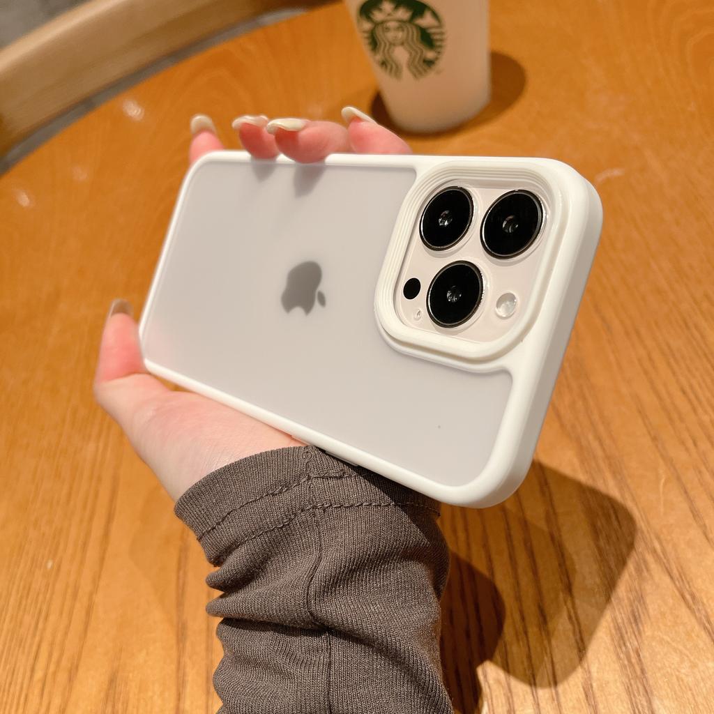 Применимо к iPhone 16 Цвет Матовый Чехол для Телефона Apple 14 ProMAX Ощущающий Кожу Полупрозрачный Чехол Youdian 15