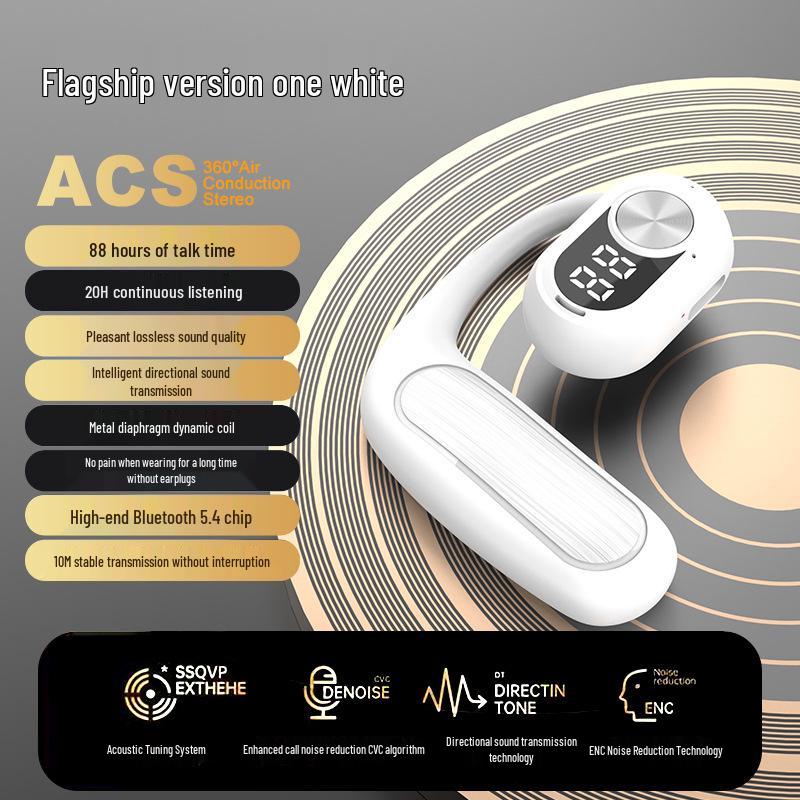 Беспроводные Bluetooth-наушники M35 с открытым ухом и воздушной проводимостью для спорта и бега со стереозвуком 5.3.