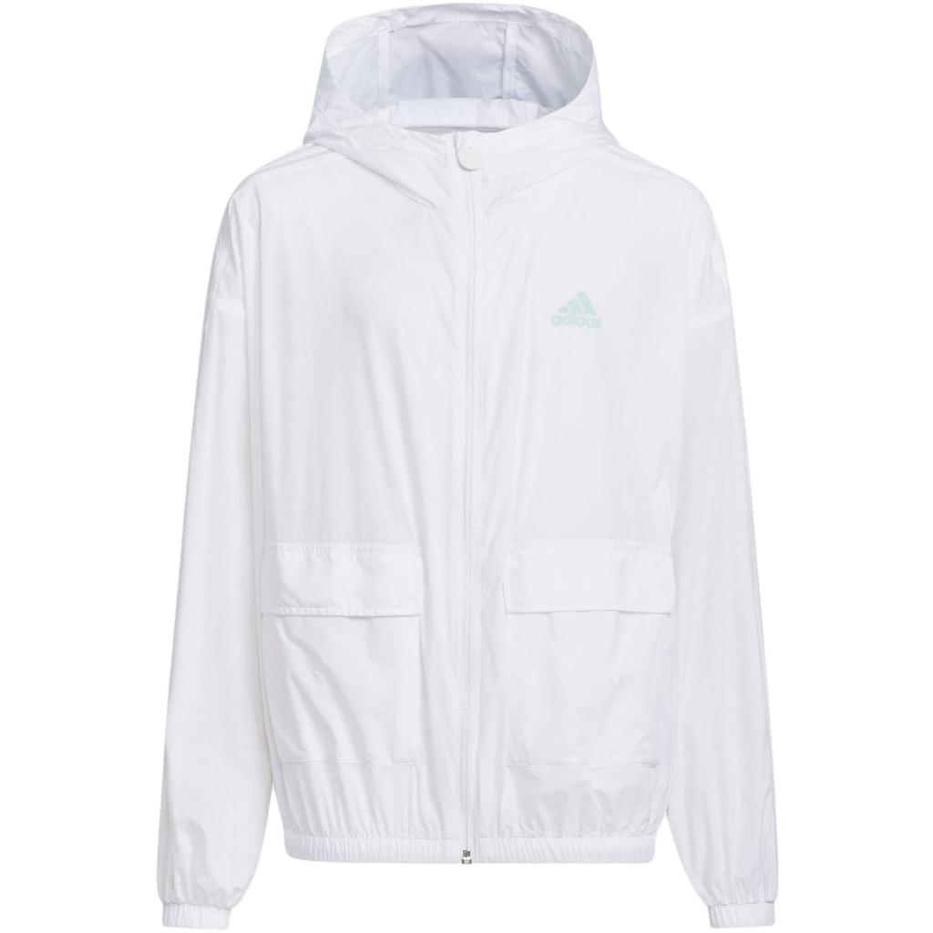 adidas Верхняя одежда СПОРТИВНАЯ КУРТКА Белая Детская IT1761