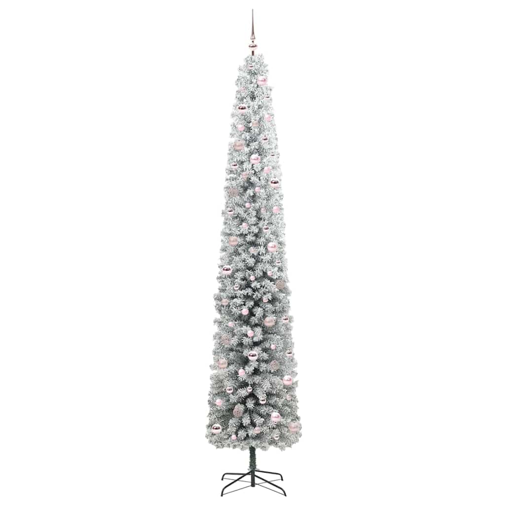Artificial Christmas Tree with 300 LEDs and Stand Green 270 cm