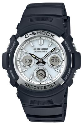 Солнечные часы Casio Черные G-Shock Радиоуправляемые AWG-M100S-7AJF