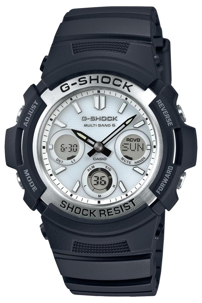 Часы Casio G-Shock [Официальный японский продукт] Радиоуправляемые на солнечной батарее AWG -M100-1AJF / -M100S-7AJF Черные