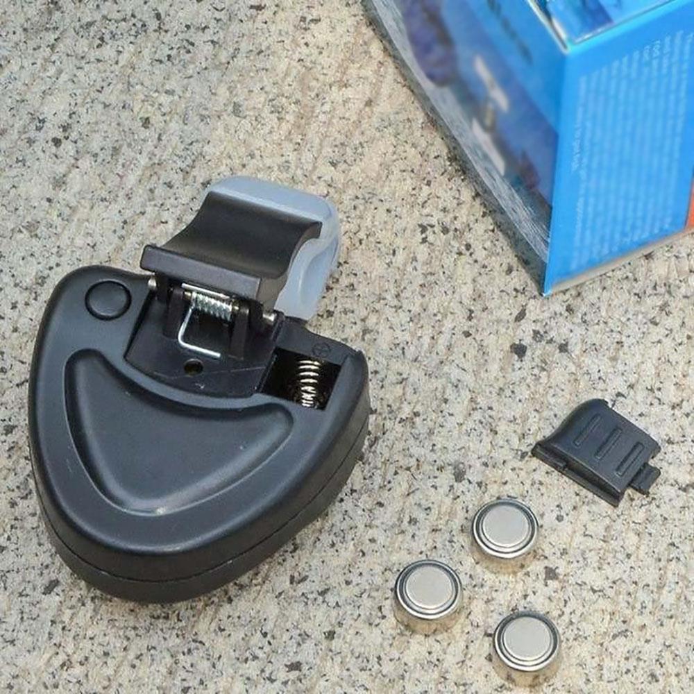 4 шт. Электронный светодиодный звуковой сигнализатор поклевки с клипсой на удочку