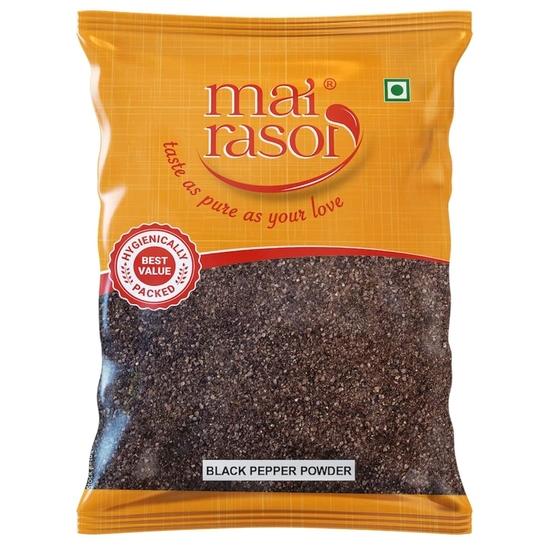 MAI RASOI Молотый порошок черного перца/кали мирч, 100 г