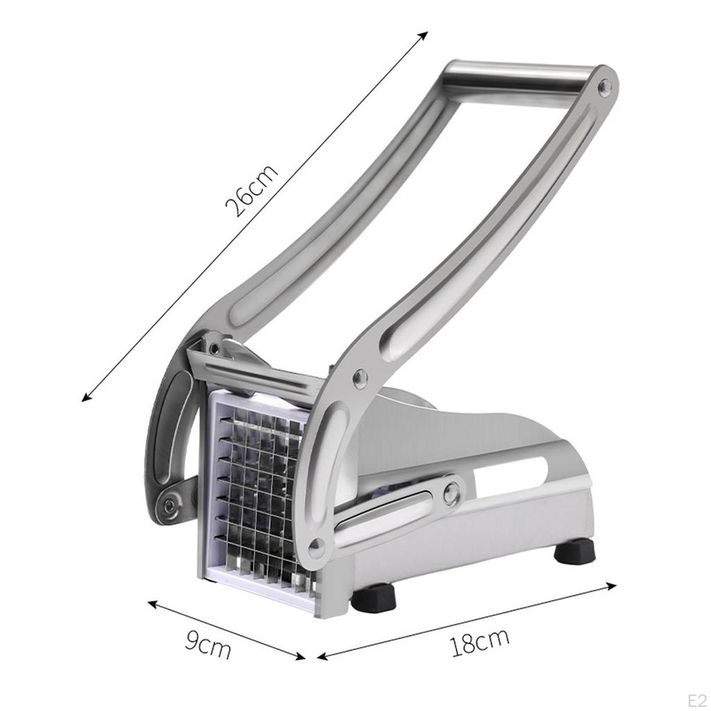 Резак для картофеля фри, нескользящая присоска, слайсер для картофеля фри для всего картофеля