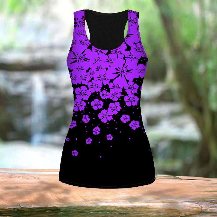 Женские летние спортивные рубашки с 3D принтом летающих цветов для занятий йогой и тренажерным залом, жилеты больших размеров