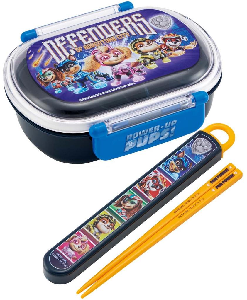 Skater Ланч 1 Пушистый Купол Щенячий Патруль Для Сделано в Японии Детская Коробка, Ярус, 360 мл, Форма, Фильм, Антибактериальный, Детский, QAF2BAAG-A