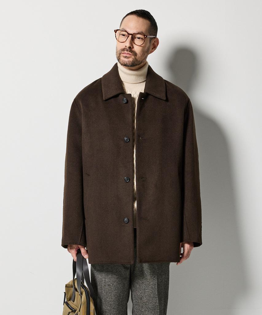 STCO Balmacaan Half Coat_Brown (Basic Fit)_Sctvd07Nsh