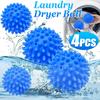 4/2/1pcs Reusable Dryer Balls Laundry Ball Household Washing Machine Fabric Softener Ball For Clothes Cleaning Drying Balls Tool