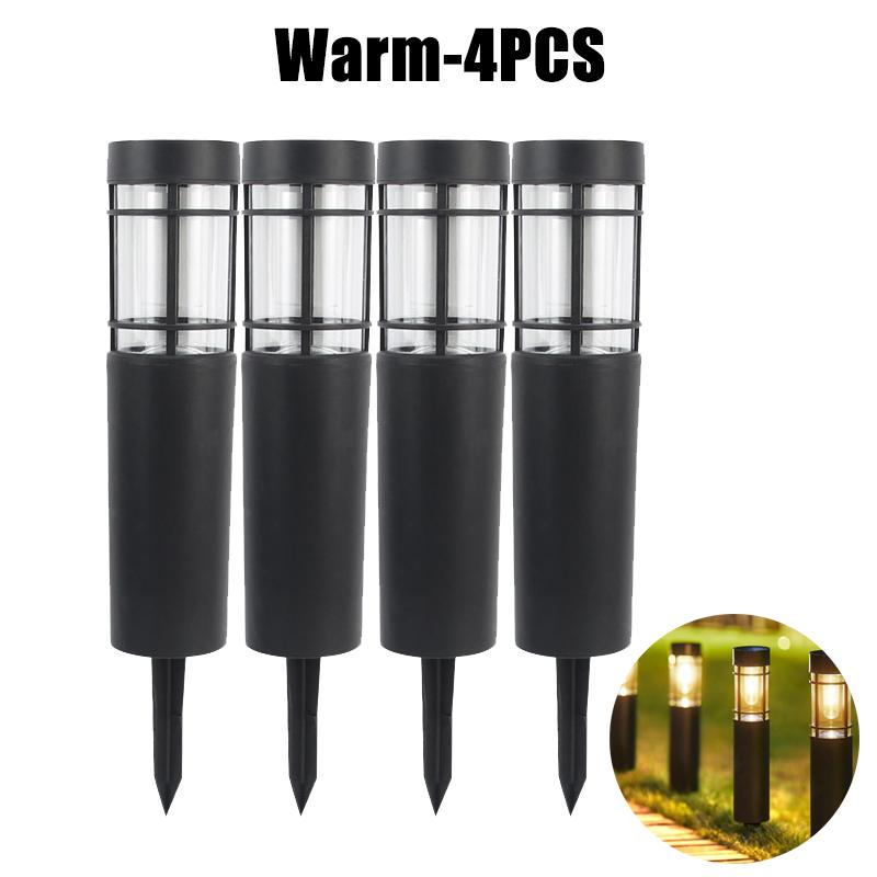 Пакет солнечных садовых дорожек, наружное светодиодное освещение, заземляющий столбик, светильник для патио, садов, дорожек, газонов, дворов