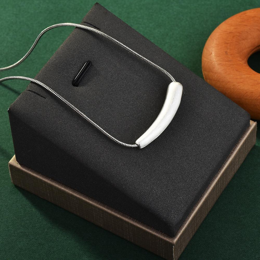 Кулон Геометрический Шик Ожерелье Для Женщин со Змеиной Цепочкой и Гипоаллергенной Сталью Титаном