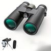 10x42 HD Nitrogen-Filled Waterproof Binoculars for Adults High Powered, Easy-to-Focus Image Stabilized Binoculars