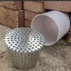 Stainless Steel Gutter Guards Anti Insect Bird Downspout Filter Strainer  Bathroom Pipe