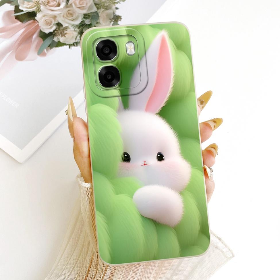 Чехол для телефона Oppo A6x 4G CPH2819 5G CPH2783 Чехол для Oppo A6x Милый Кавайный Роскошный Модный Цветы Крутой Расписной Силиконовый Корпус