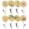 Woven Bamboos Decorative Fan Traditional Chinese Craft-Xiaoman
