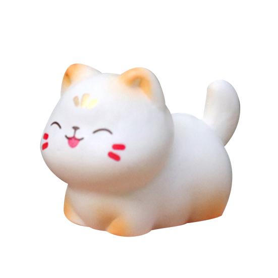Миниатюрная фигурка кошки из смолы Yousheng, милые модели животных-кошек, миниатюрные украшения для топпера торта, микро-ландшафта, кукольного домика, сада, дома, стола
