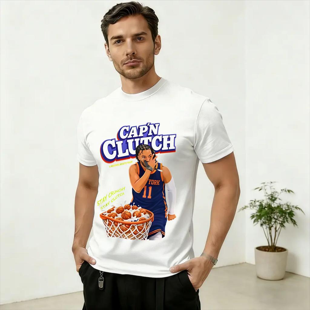 Unisex Cap'n Clutch T Shirt Pure Cotton Clothing Funny Short Sleeve Round Neck Tee Shirt Summer T-Shirts