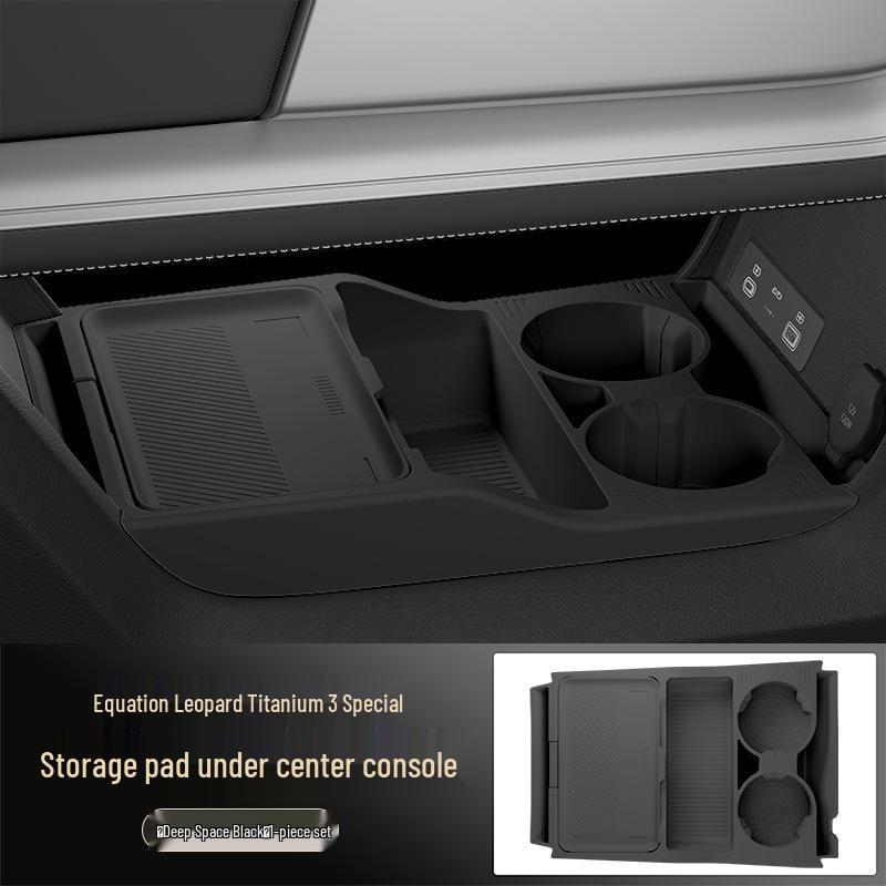 BYD Leopard Titanium 3 MAX Силиконовый ящик для хранения для консоли и очков