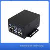 Raspberry Pi 5/5B Industrial Case with Active Cooler & PCIe/PoE HAT Support - Large Space Design