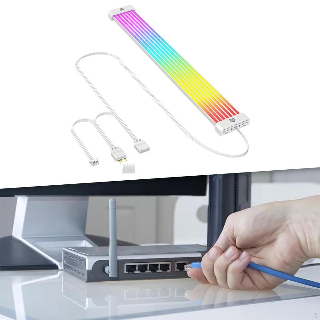 Удлинительный кабель питания RGB для ПК с магнитным креплением Гибкая светодиодная лента