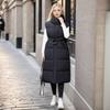 Women's Autumn and Winter Long Vest Loose Sleeveless Warm Cotton-padded Jacket Coat