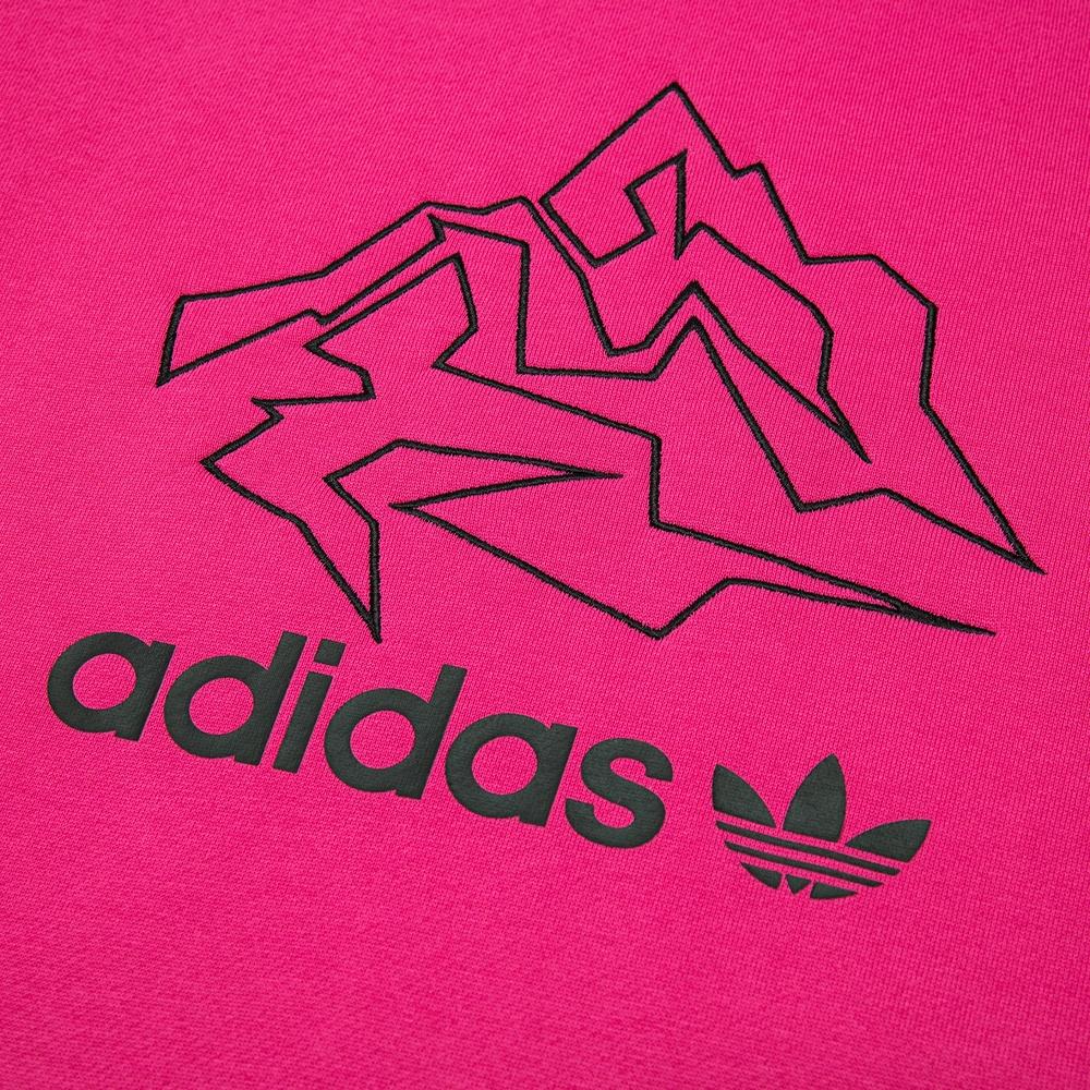 Adidas Originals Adv Crew Sweatshirts Men's Pink Crew Neck Moderate Regular GV0924