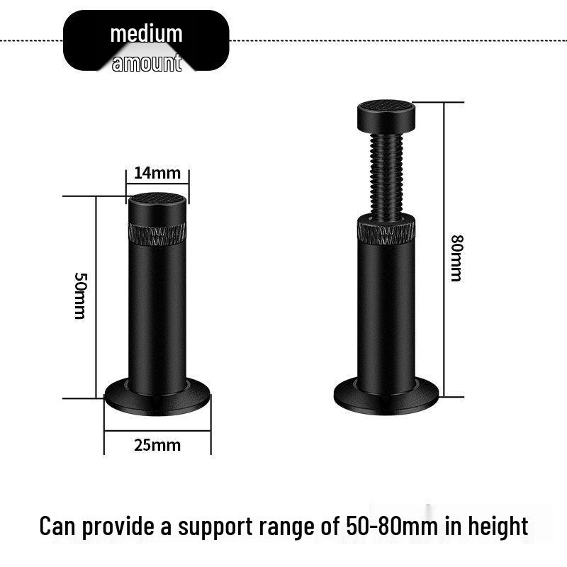 Telescopic All-Aluminum Magnetic GPU Support Bracket for RTX 4090/3070 - Anti-Bending, Adjustable.