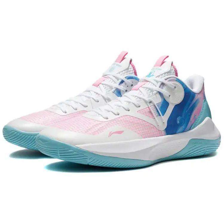 Li-Ning Sonic Team Low White Prism Розовые мужские кроссовки Standard-White ABPS023-1