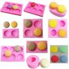 3D Macaron Shape Soap Grade Silicone Chocolate Form Fondant Candy Welsh Forms Polymer Clay Crafting Mold Decoration Bakery Tool