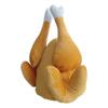 Roasted Turkey Hat for Adult Children Funny Plush Turkey Cap Party Headgear Thanksgiving Party Props Costume Accessories