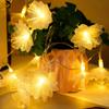 30 Вт светодиодная оптоволоконная гирлянда на батарейках рождественское украшение для вечеринки новогодний декор искусственные цветы гирлянда
