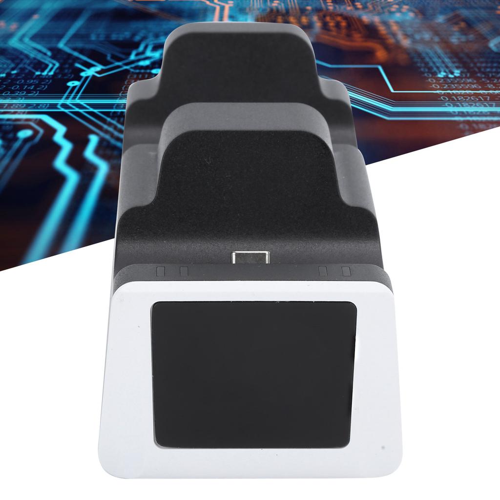 Dual Charger Controller Stand Desktop Charger for PS5 Gaming Console Joystick with LED LightBlack