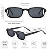 Роскошные прямоугольные солнцезащитные очки женские овальные винтажные брендовые дизайнерские квадратные солнцезащитные очки UV400 мужские оттенки женские очки антибликовые