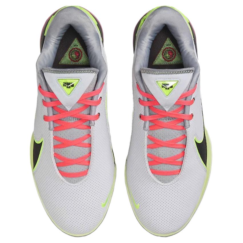 Nike Кроссовки LeBron 22 Crown Jewel Unisex, белые, Volt-Glow, средне-пепельные, FZ1094-101