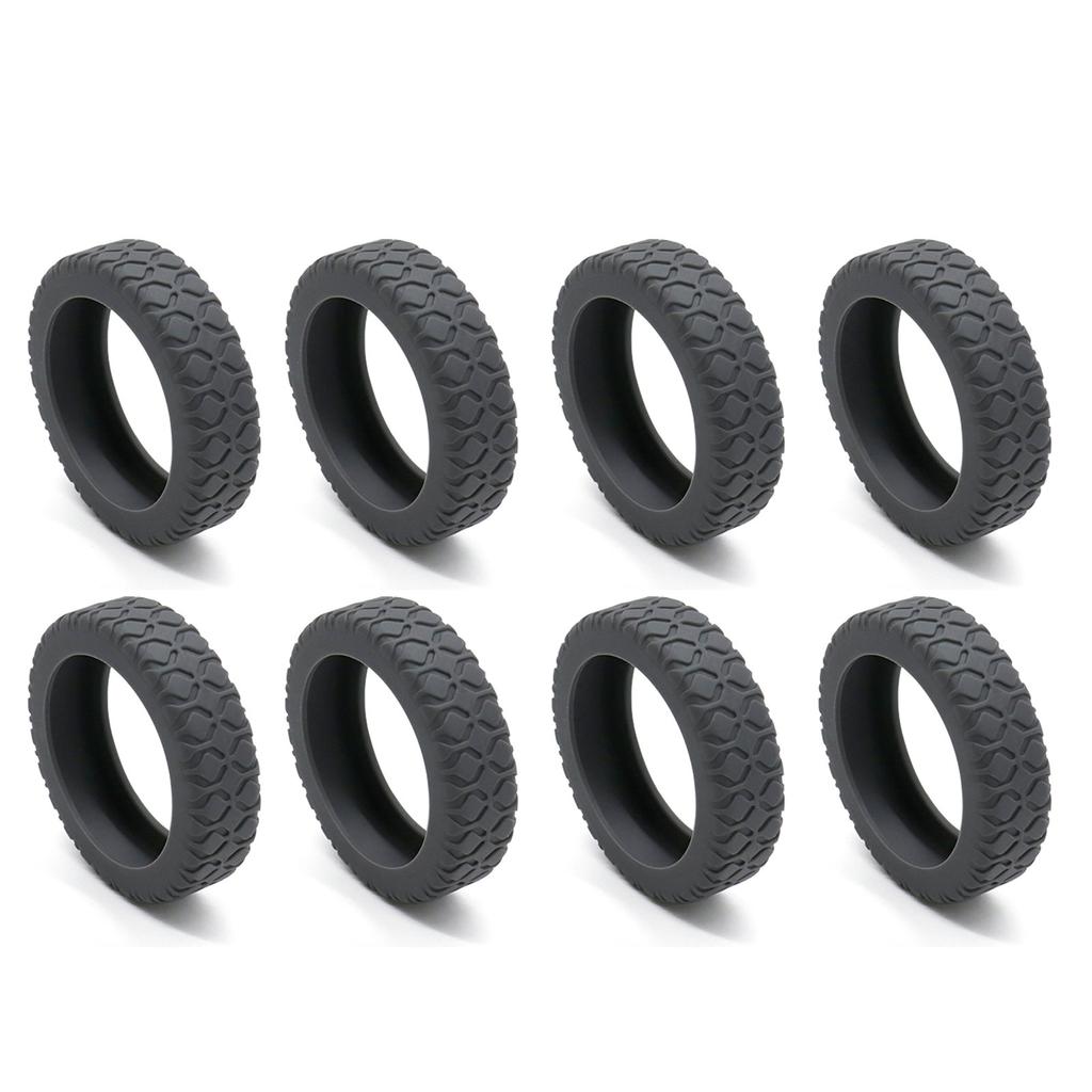 8 шт. Дорожные чемоданы Колесные чехлы Противоскользящие Износостойкие Силиконовые Бесшумные Защитные чехлы для ручной клади Колесная втулка