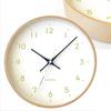 KATOMOKU Plywood Clock 22 Light Green Wall Clock Continuous Second Hand Diameter km-121LGRC 25.2cm (radio Clock)