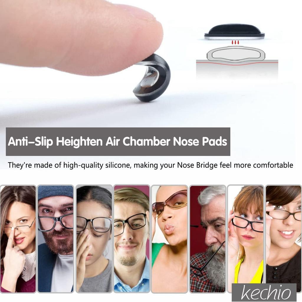 10 пар носовых упоров для очков, самоклеящиеся силиконовые противоскользящие мягкие носовые упоры для очков, солнцезащитных очков
